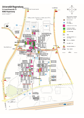 Campusplan Regensburg Campusplan Regensburg